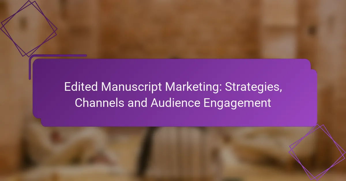Edited Manuscript Marketing: Strategies, Channels and Audience Engagement